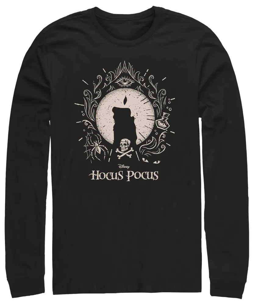 Fifth Sun Men's Hocus Pocus Flame Printed Long Sleeves T-shirt