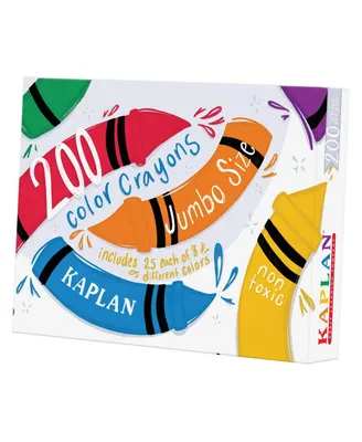 Kaplan Early Learning Jumbo Crayons Class Pack - 200 Per Box