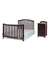 Afg Baby Furniture 46" Wooden Kali Ii 4 1 Convertible Crib and Changer