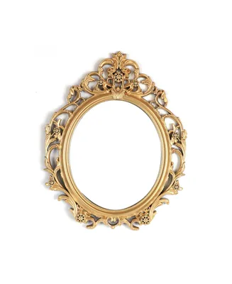 Oval Antique-Like Framed Mirror, 24" x 20"