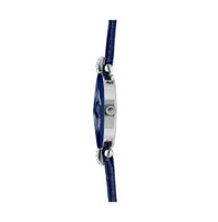 Facet Strass Swiss Ladies 30mm Watch - Blue Dial