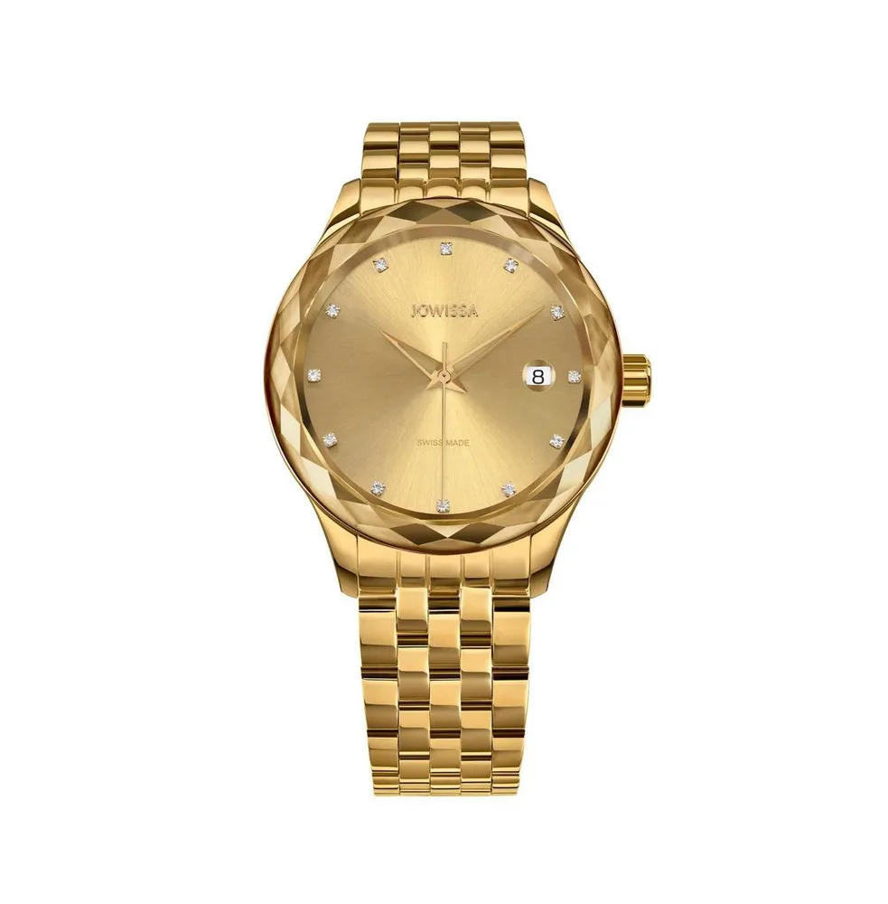 Tiro Swiss Gold Plated Ladies 38mm Watch