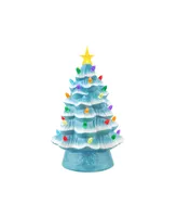 12" Nostalgic Christmas Tree Holiday Decor