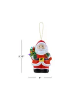 Mini Nostalgic Ceramic Figure Santa Holiday Decor