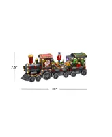 20" Animated Christmas Train Holiday Decor