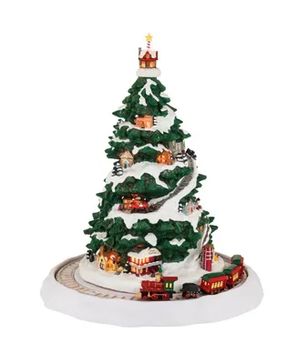 17.3" Winter Wonderland Christmas Eve Express Holiday Decor