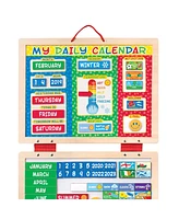 Melissa and Doug Kids' My First Daily Calendar Magnetic Toy