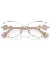 Versace Women's Cat Eye Eyeglasses, VE128453-o - Light Gold