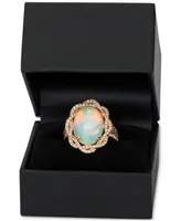 Le Vian Neopolitan Opal (4-1/2 ct. t.w.) & Diamond (1 Statement Ring 14k Rose Gold (Also Available White or Yellow Gold)