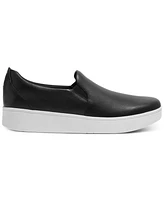 FitFlop Women's Rally Slip-On Platform Skate Sneakers