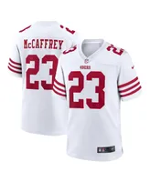 Men's Nike Christian McCaffrey White San Francisco 49ers Game Player Jersey