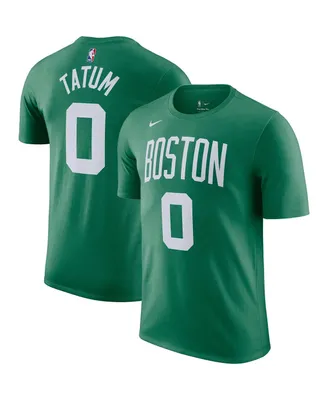Men's Nike Jayson Tatum Kelly Green Boston Celtics Icon 2022/23 Name and Number Performance T-shirt