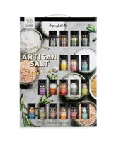 Thoughtfully Gourmet, Salt Sampler Gift Set, Set of 18 - Assorted Pre