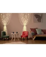 ProductWorks Indoor/Outdoor Curtain Warm White Mini Bulb String Lights