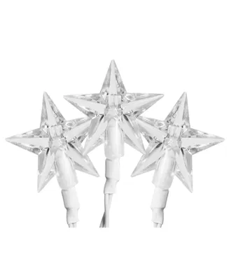 ProductWorks Light String, Warm White Stars, 300 Count, 8 Function