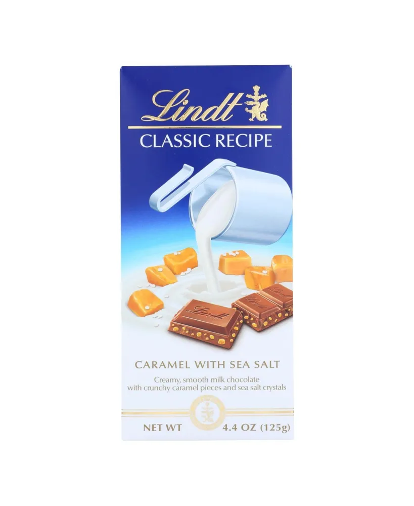 Lindt, Lindor, Milk Chocolate, Caramel With Sea Salt - Case of 12