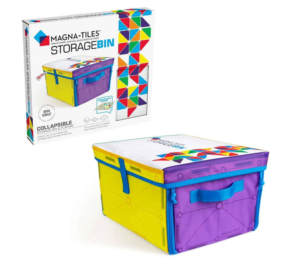 Magna-tilesa Magna-tiles Storage Bin & Interactive Play-Mat, Ages 3+, Great Gift