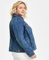 Levi's Plus Button-Down Original Denim Trucker Jacket