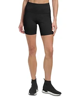 Dkny Sport Women's Balance Super High Rise Pull-On Bicycle Shorts