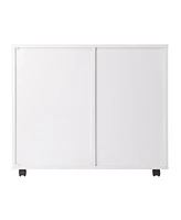 Winsome Halifax 26.3" Wood 2-Drawer Wide Filing Storage Cabinet
