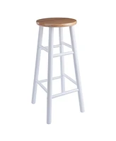 Winsome Huxton 2-Piece Wood Bar Stool Set