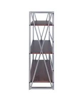 Winsome Isa 35.43" Wood 3-Tier Shelf