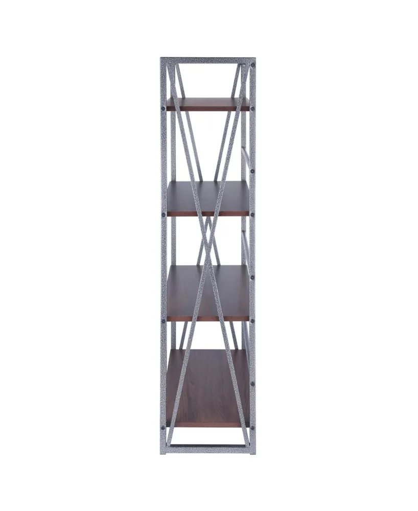 Winsome Isa 48.43" Wood 4-Tier Shelf