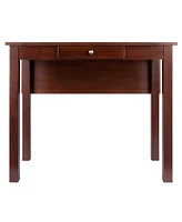 Winsome Perrone 34.06" Wood High Table with Drop Leaf