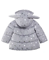 Rokka&Rolla Baby Girls Soft Fleece Lined Puffer Jacket Winter Coat