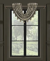 J Queen New York Terra Waterfall Window Valance, 33" x 49"