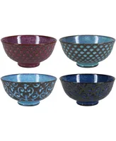 Bia Cordon Bleu Set of Four Ooh La La Arabella Bowls, 10 oz