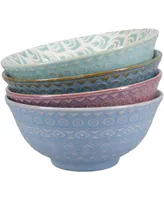 Bia Cordon Bleu Set of 8 Ooh La La Terrin Bowls, 24 oz