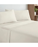 Aston and Arden Eucalyptus Sheet Set, (Full Bed Size), 1 Flat Sheet, Fitted 2 Pillowcases, Ultra Soft Fabric, Breathable Cooling, Eco-Fri