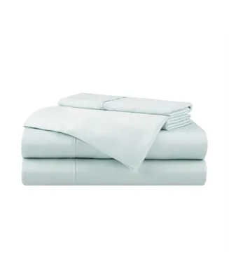 Aston and Arden Eucalyptus Tencel King Sheet Set, 1 Flat Sheet, Fitted 2 Pillowcases, Ultra Soft Fabric, Breathable Cooling, Eco-Friendly