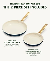 GreenPan Reserve Padova Ceramic 10" & 12" Nonstick Frypans, Set of 2