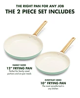 GreenPan Reserve Padova Ceramic 10" & 12" Nonstick Frypans, Set of 2