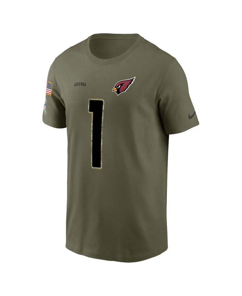 Men's Nike Kyler Murray Olive Arizona Cardinals 2022 Salute To Service Name and Number T-shirt