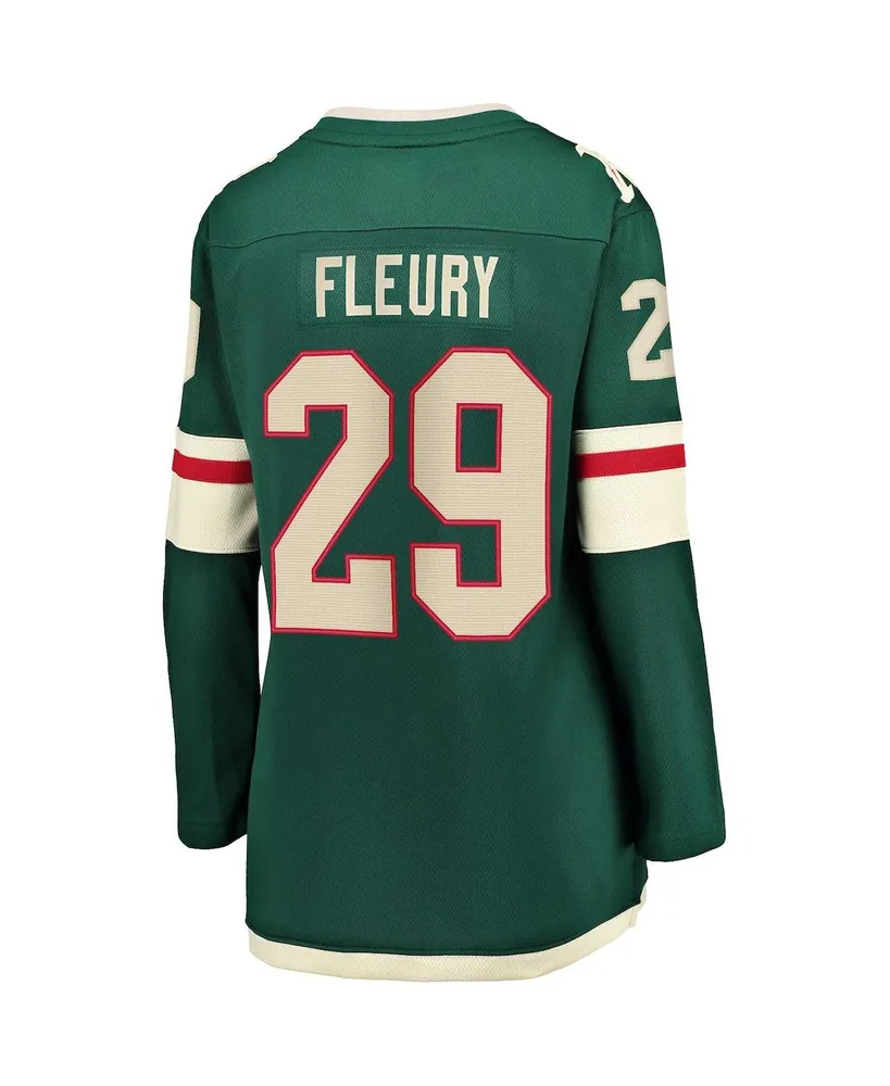 Women's Fanatics Marc-Andre Fleury Green Minnesota Wild Home Premier Breakaway Player Jersey