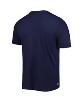 Men's New Era College Navy Seattle Seahawks Combine Authentic Training Huddle Up T-shirt