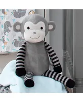 Bedtime Originals Jungle Fun Gray/Black Plush Monkey Stuffed Animal - Bingo