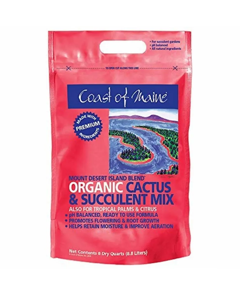 Coast of Maine Mount Desert Island Blend Cactus & Succulent Mix, 8qt