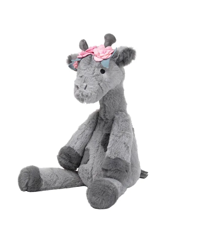 Lambs & Ivy Giraffe and a Half Gray Plush Stuffed Animal Toy