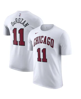 Men's Nike DeMar DeRozan White Chicago Bulls 2022/23 City Edition Name and Number T-shirt