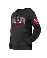 Women's New Era Black Chicago Bulls 2022/23 City Edition Pullover Hoodie