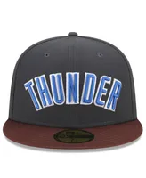 Men's New Era Gray Oklahoma City Thunder 2022/23 Edition Official 59FIFTY Fitted Hat