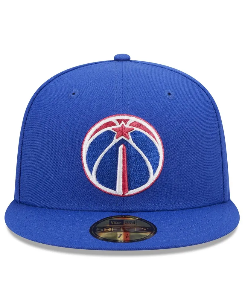 Men's New Era Blue Washington Wizards 2022/23 City Edition Alternate Logo 59FIFTY Fitted Hat