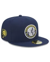 Men's New Era Blue Indiana Pacers 2022/23 City Edition Alternate Logo 59FIFTY Fitted Hat