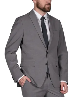 Perry Ellis Portfolio Men's Micro-Grid Slim-Fit Stretch Suit Jacket