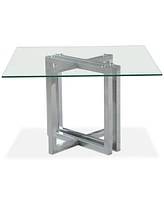 Emila 48" Square Glass Mix and Match Dining Table, Created for Macy's