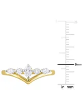 Oval Diamond Engagement Ring (1/3 ct. t.w.) 14k Gold